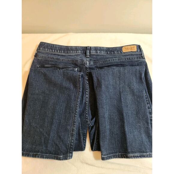 Levi's 525 Jeans Womens 14M 14 34 X 29.5 Blue Perfect Waist Straight Leg - Picture 9 of 15
